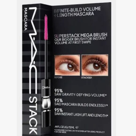 Mac Cosmetics Mac Stack Infinite-Build Volume + Length Mascara - Picture 10 of 11